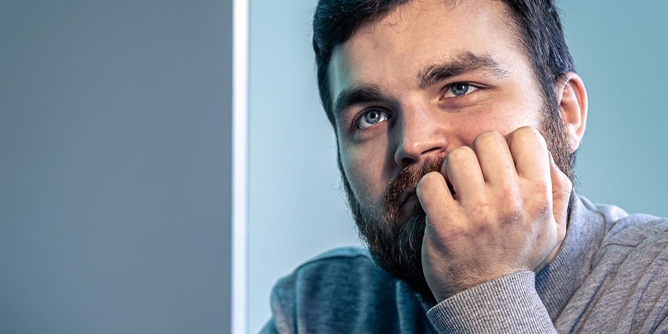 Homem com problema de memória.