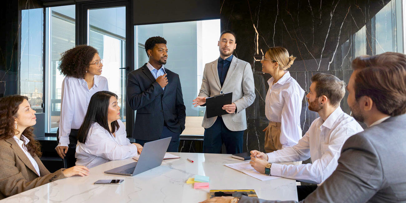 Reunião corporativa.