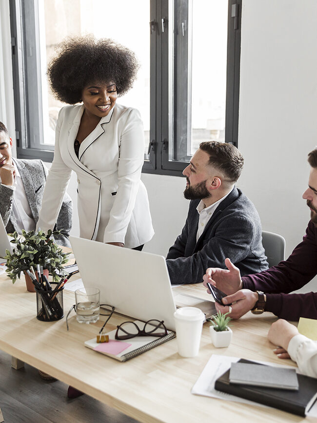 Reunião de negócios.